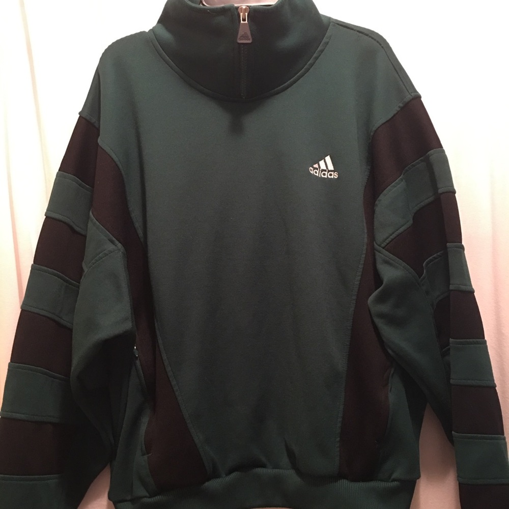 Adidas 1/4 zip Pullover Sz Large